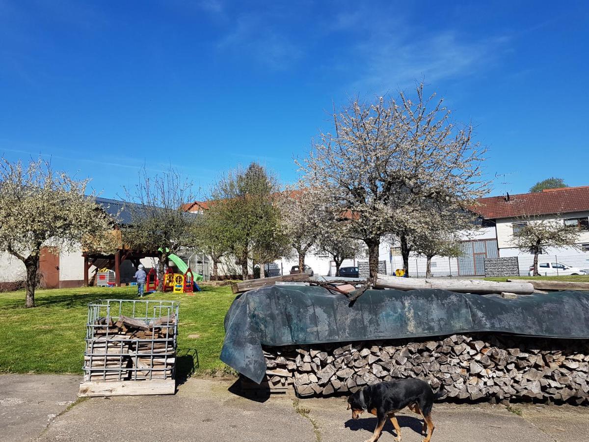 Ferienwohnung/Monteurzimmer Auf Dem Bauernhof Mörlenbach Exterior foto